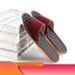 Haining Leather Slippers Summer Cowhide Couples Solid Color Outer Wear Men's And Women's Beef Tendon Bottom Slippers Can Be Non_vogvips.com