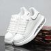 White Breathable Cushioned Sneakers Trendy Men Women Couples Spring Summer Shoes A12_vogvips.com