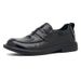 Euro Step Autumn New Pleated Soft Sole Slip-On Casual Leather Shoes For Men, Driving Shoes, Versatile Loafers_vogvips.com