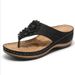 2025 New Sandals Women's Car Line Anti Slip Lightweight Herringbone Clamp Foot Slope Heel Cool Slippers Shoes Star_vogvips.com