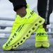 YRZL Men Running Shoe Lightweight Height Increase Breathable Knitted Sneakers Comfortable Walking Shoes No Slip Sports Shoe_vogvips.com
