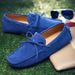 Fashion Men Genuine Leather Casual Summer Classic Mens Loafers Elegantes Slip On Men's Flats Plus Male Driving Shoes_vogvips.com