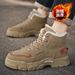 Winter Fleece-Lined High-Top Martin Boots For Men, Thick-Soled, Non-Slip, Insulated Cotton Shoes, Short Boots, Outdoor W_vogvips.com