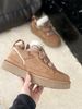 2025 Women Thick Soled Sports Shoes Suede Lace Up Flat Shoes Thick Soled Casual And Comfortable Lightweight Shoes Warm_vogvips.com