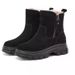 Hot-Selling For Women 2024 Winter New Style Sheepskin Integrated Fleece-Lined Thickened Warm Snow Cotton Shoes Short_vogvips.com