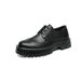 Youth Autumn Winter New Brogue Leather Low-top Outdoor Lace-up Casual Thick-soled Fashion Men's Shoes_vogvips.com
