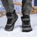 Winter Children's High Top Plus Velvet Thickened Wide Head Cotton Shoes Outdoor Warm Snow Boots_vogvips.com