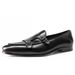 Voyage Italian Calfskin New Loafers Business Korean Style Leather Shoes Men's British Casual_vogvips.com