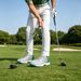 Golf Shoes For Mens Lace-up Spiked Golf Shoes Comfortable Professional Outdoor Waterproof Golfs Training Sneakers_vogvips.com