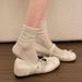 Women's Height-increasing Mary Jane Shoes, 2026 New Spring-summer Style, Suitable For Pairing With Skirts, Ballet-style_vogvips.com