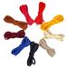 Shoe Accessories semicircular colorful polyester shoelace elastic band suitable for board shoes, casual shoes, sports shoes pants waist rope_vogvips.com