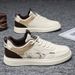 Spring Men's New Breathable Little White Male Student Trend Versatile Thick Sole Sports Casual Board Trendy Shoes_vogvips.com
