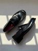 ShoeVault Slip-On Loafers For Men And Women, Trendy Vampire Embossed Leather Commuting Retro Derby Sho, British Style Casual_vogvips.com
