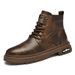 Martin Boots Men's High-top Breathable Casual Shoes Retro Leather Shoes Wind Tooling Short Boots Men_vogvips.com