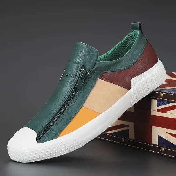 Handmade Leather Casual Shoes For Men Shoes Design Sneakers Man Comfortable Leather Shoes Men Loafers Hot Sale Moccasins Driving_vogvips.com