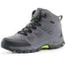 High-top Men Anti-slip Lace-up Shock-absorbing Wear-resistant Breathable Casual Ankle Boots Men Outdoor Comfortable Hiking Shoes_vogvips.com