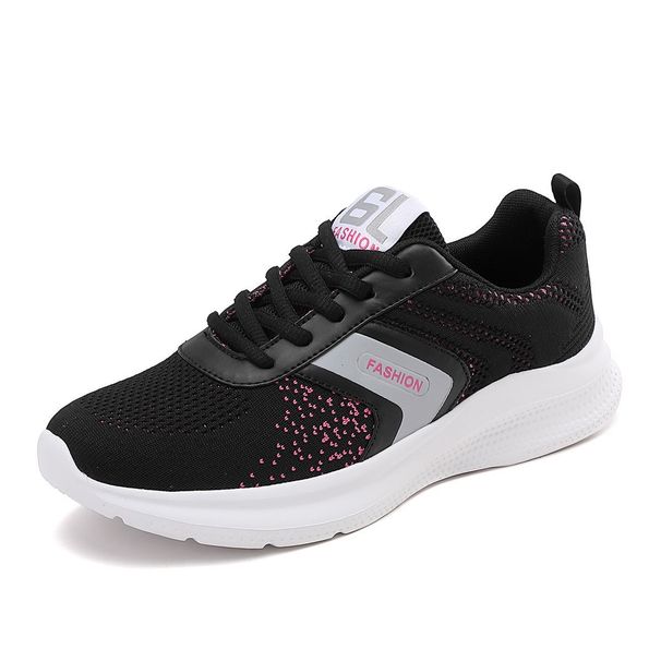 Large size spring mesh sneakers women's breathable anti-slip wear casual running shoes women's shoes_vogvips.com