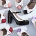 2021 New Cross-Border Style 4445464748 Chunky Heel Women's Plus Size Color Block Foreign Trade Single Shoes_vogvips.com