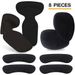 High Heel Insole Shoe Sticker Heel Insole Pad Heel Pain-proof Heel Post gel Fleece Anti-slip Pad_vogvips.com