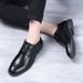 Men’s Shoes Business Formal Leather Shoes Men's Casual Leather Shoes Korean Style Trendy Shoes All Match Breathable Men's Leather Shoes Men_vogvips.com