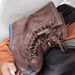 Women Boxing Boots 2025 Winter New Genuine Leather Round Toe Color Block Stretch Slim Short Height Increasing Slimming Boxing Women's Boots_vogvips.com