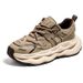 Summer mesh men's shoes breathable casual student sports running versatile Korean thick soled height enhancing white dad shoes_vogvips.com