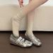 Korean Version Silver Ballet Women, 2026 New Spring Model, Suitable For Outdoor Wear, Internal Height Increase, To Be_vogvips.com