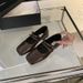 French Evening Silver Single Shoe Women's Flat Bottom 2025 Autumn New Style Fairy Commuting Square Head Shallow Mouth_vogvips.com