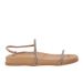 Women's Summer Thin Strap Rhinestone Flat Fashion Platform Sandals One Strap Slippers Casual Slip-On Shoes_vogvips.com