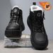 Men's Snow Boots Winter Warmth Frost-Proof Thickened Fleece-Lined Cotton Shoes Waterproof Non-Slip Thick-Soled Cotton Bo_vogvips.com