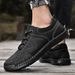 Spring And Autumn Cross-Border Casual Large Size Hand-Stitched Genuine Leather Shoes, Fashionable Trendy Men's Shoes_vogvips.com