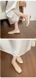 Camellia Flat-soled Single Shoes Women's Summer French Retro Temperament Evening Shoes Soft-soled Grandma Shoes_vogvips.com
