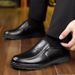 Four-season British-style Business Formal Leather Shoes, Trendy And Versatile Hollow-out Men's Shoes With Plush Lining_vogvips.com