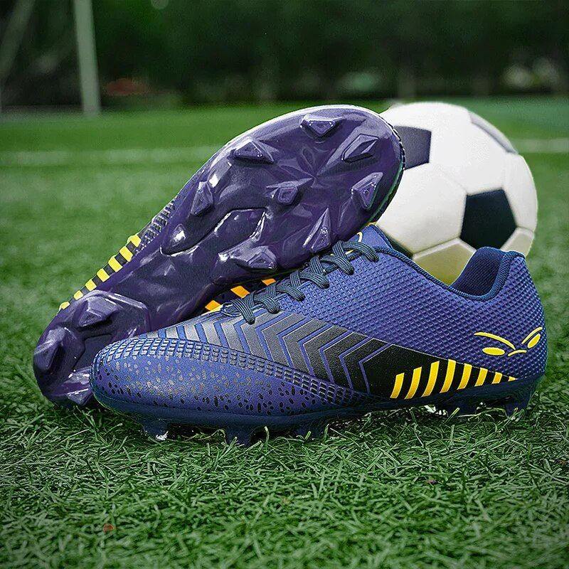 the World CupOutdoor Football Sport Students Soccer Shoes Sneakers Men FG High-quality Training Professional Long Spikes Ultralight_vogvips.com