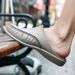 New Plus Size Sandals Summer Indoor And Outdoor Wear, Home Decor For Men, Fashionable Soft Soled Semi Slippers_vogvips.com