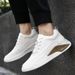 Height-increasing Shoes Men's Two-layer Leather Casual Sports Board Shoes Invisible Inner Height-increasing Men's Shoes Xiaobai_vogvips.com