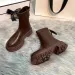 Free Shipping Designer Women Boots Black Beige Dark Brown Milk Tea Color Comfortable Wear-resisting Outdoor Casual Shoe_vogvips.com