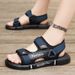 Summer New Sandals, Trendy Casual Black Youth Driving Waterproof Beach Shoes, Dual Purpose Slippers, Men's_vogvips.com
