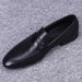 Slip-On New Solid Color Casual Trendy Soft Sole British Business Lightweight Men's Leather Shoes_vogvips.com