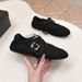 In-Stock High-Quality 2026 Spring New Black German Training Shoes For Women, Casual Lace-Up Buckle, Fashionable_vogvips.com