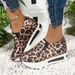 2025 Spring And Autumn Women's Shoes New Fashion Slip-on Thick-soled Flower Printed Casual Breathable Anti-Slip Sneakers_vogvips.com
