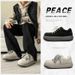 Men's Thick Soled Loafers Lace up Athletic Sneakers round Toe Height Increasing Low Top Spring Summer Style Cute Quirky Size 208_vogvips.com