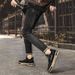 New For Men Comfortable Flat Casual Outdoor Wild Men's Sneakers High End Fashion One Pedal Dress Shoes Male_vogvips.com