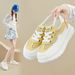 Little White Shoes Female Students Breathable Thick-soled Heightening Shoes Casual Street Shooting Shoes Board Shoes_vogvips.com