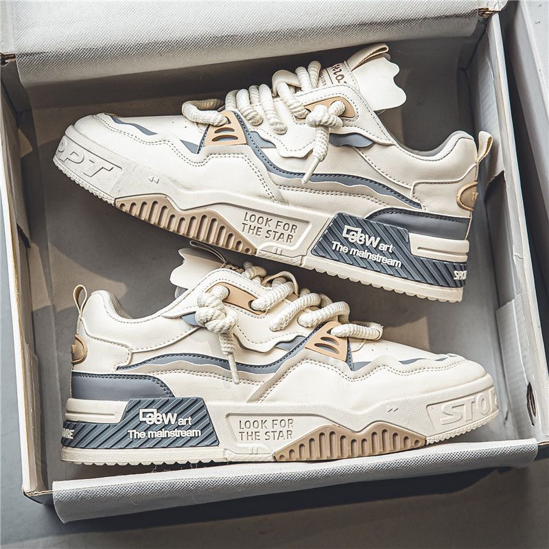 Men's Casual Sneakers Breathable Lightweight Slip-Resistant Low-Top Lace-Up Shoes For Walking Running Comfortable Everyday Wear_vogvips.com