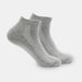 Black and white men's socks, dotted sports floor socks, sweat absorbent, breathable and non slip socks, trampoline socks and yoga socks_vogvips.com