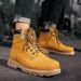 New Leather Spring Men's Shoes High-top Men's Heightening Tooling Martin Boots_vogvips.com