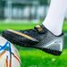 Children's Football Shoes Boys And Girls Elementary School Students Velcro Teen Training Broken Nail Shoes_vogvips.com