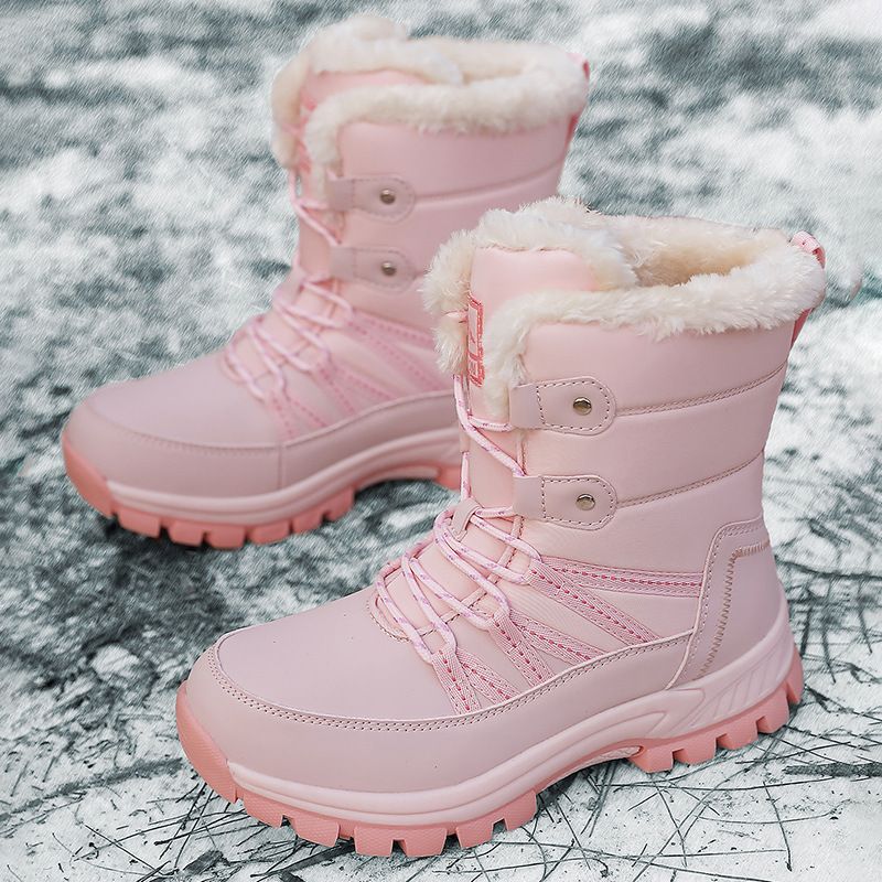 Women's Winter Snow Boots - Fleece Lined High Top Waterproof Boots For Outdoor & Hiking (Wide Width Available)_vogvips.com