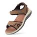 FitVille Women'S Sandals Summer Beach Flats Adjustable Ankle Strap For Swollen And Flat Feet With Arch Support Open Toe_vogvips.com
